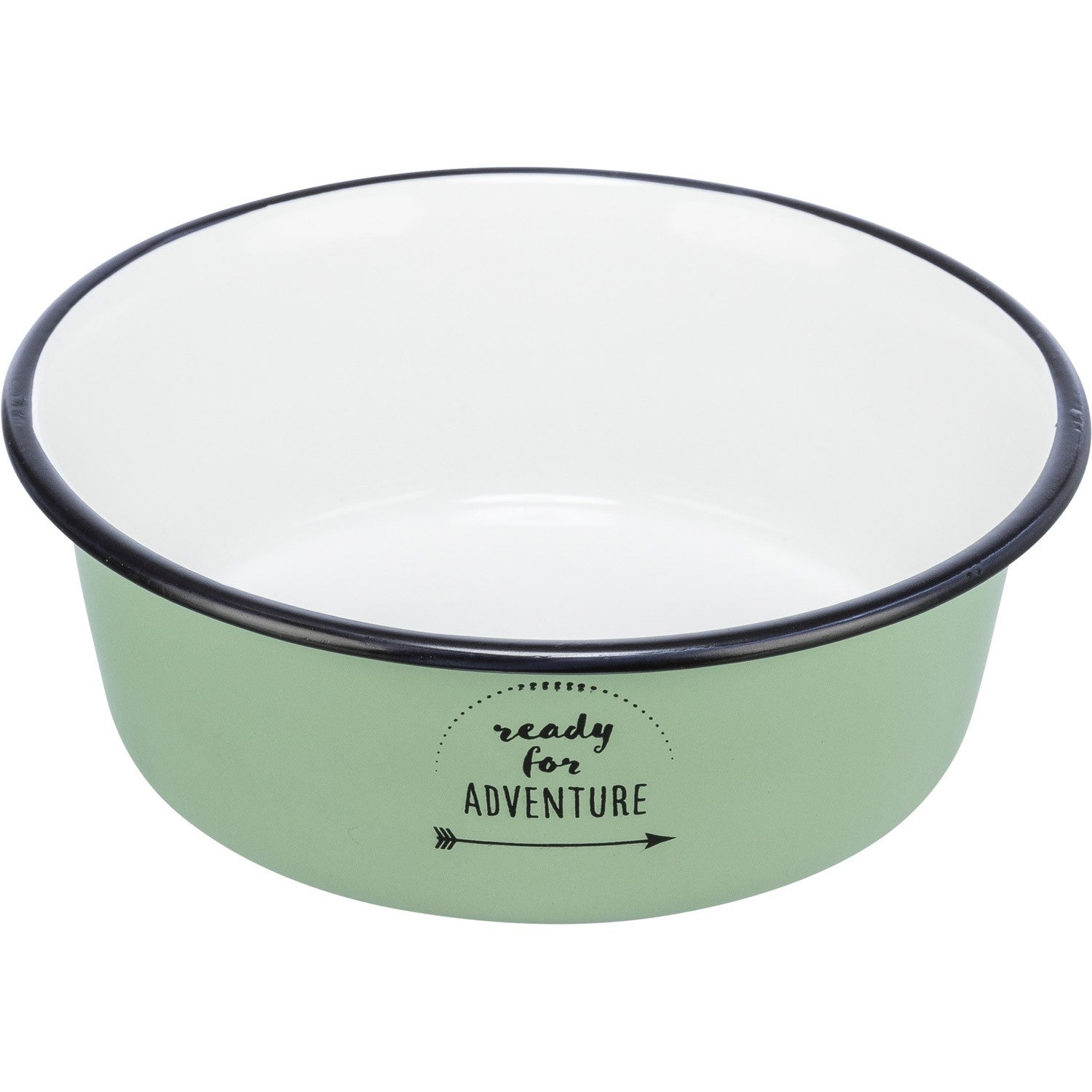Comedero, esmalte/acero inoxidable