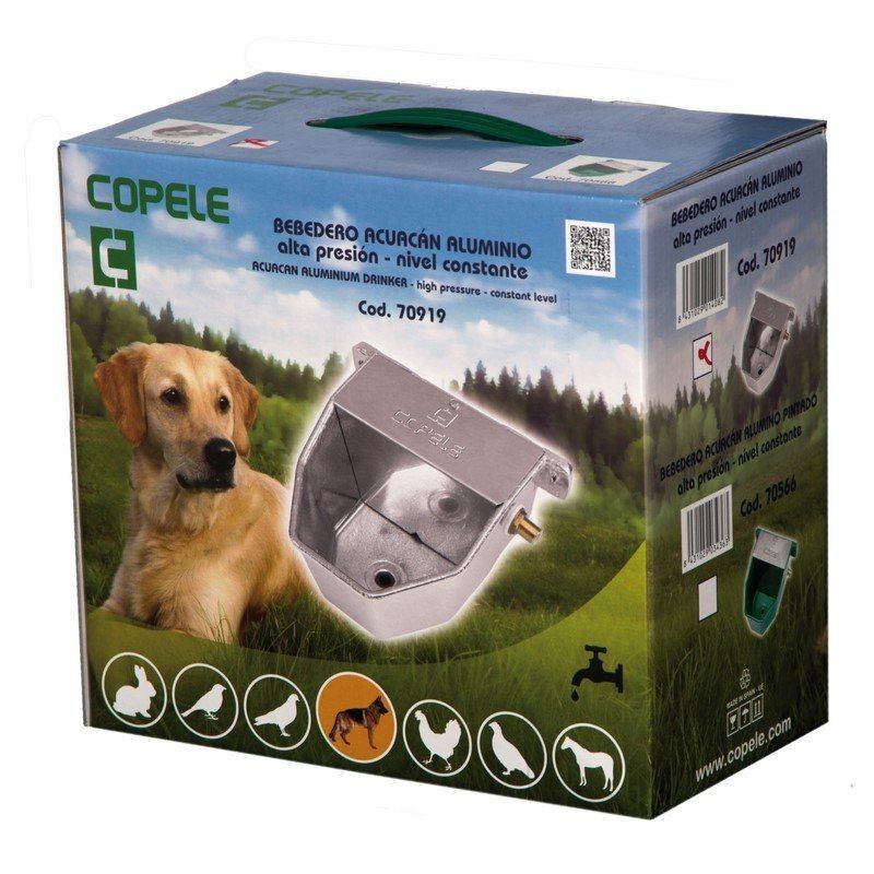 Bebedero para Perros Acuacán Aluminio
