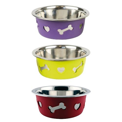 Comedero acero Silicon Bowl