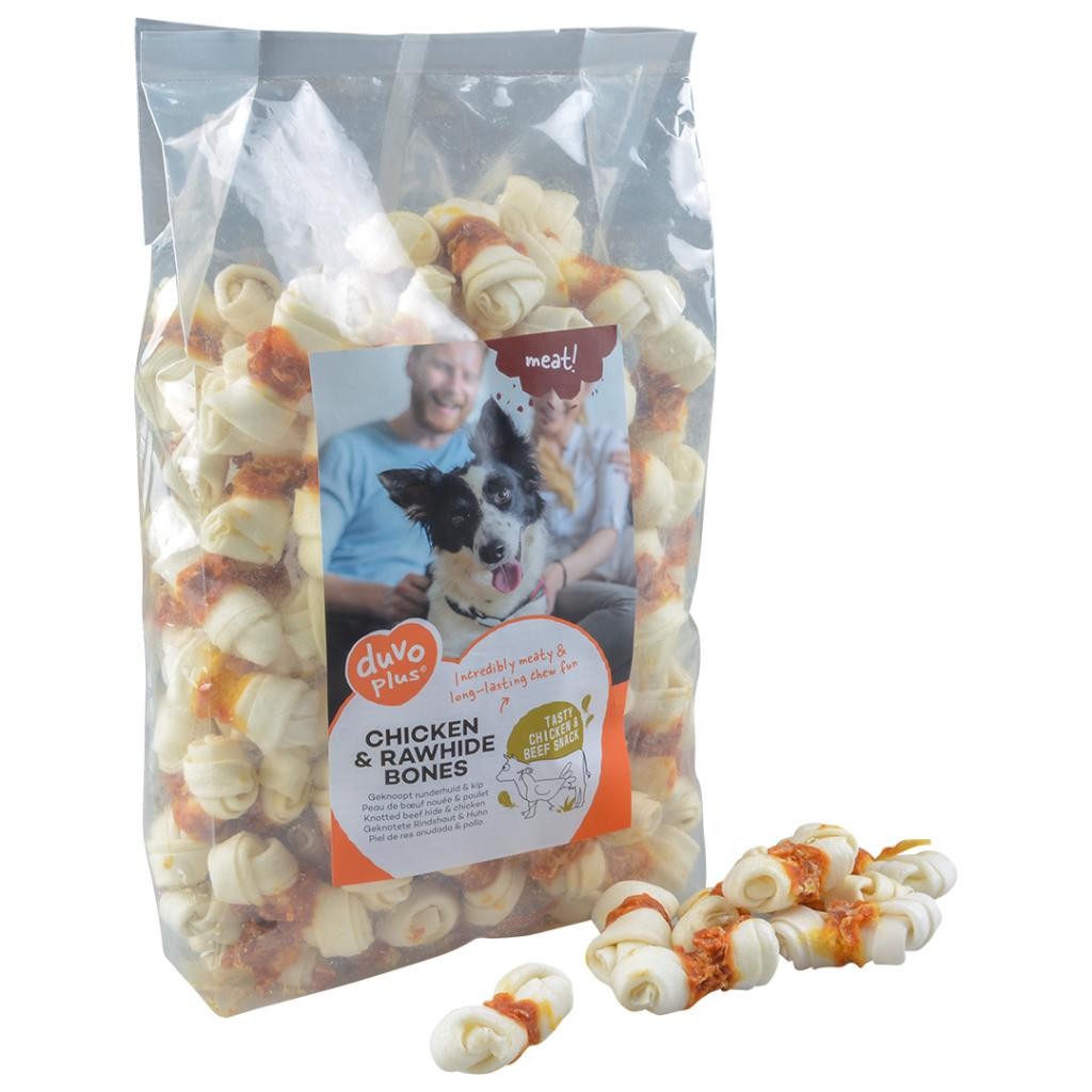Snack para perros de piel natural y pollo Duvoplus
